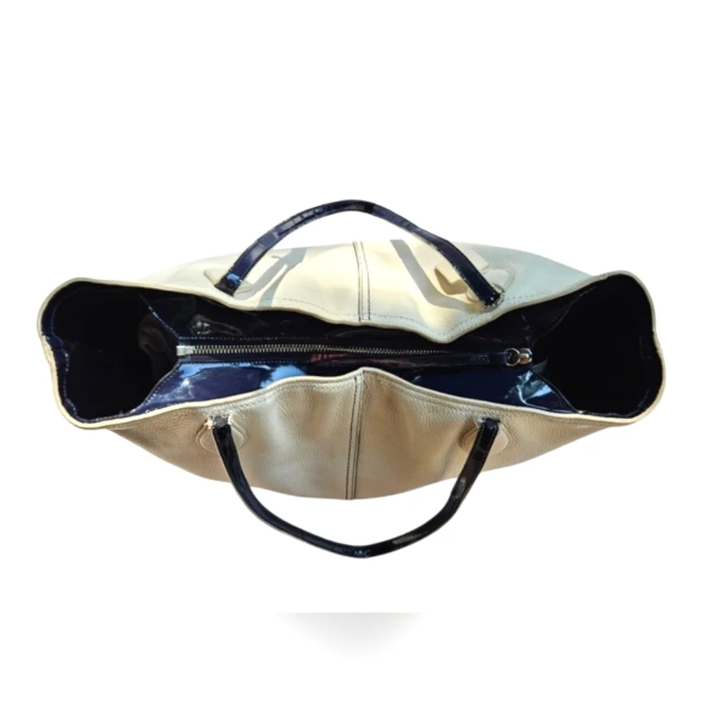 COACH | XL Parchment Shopper Travel Tote | Leather | Womens | Shoulder Bag - Picture 5 of 16